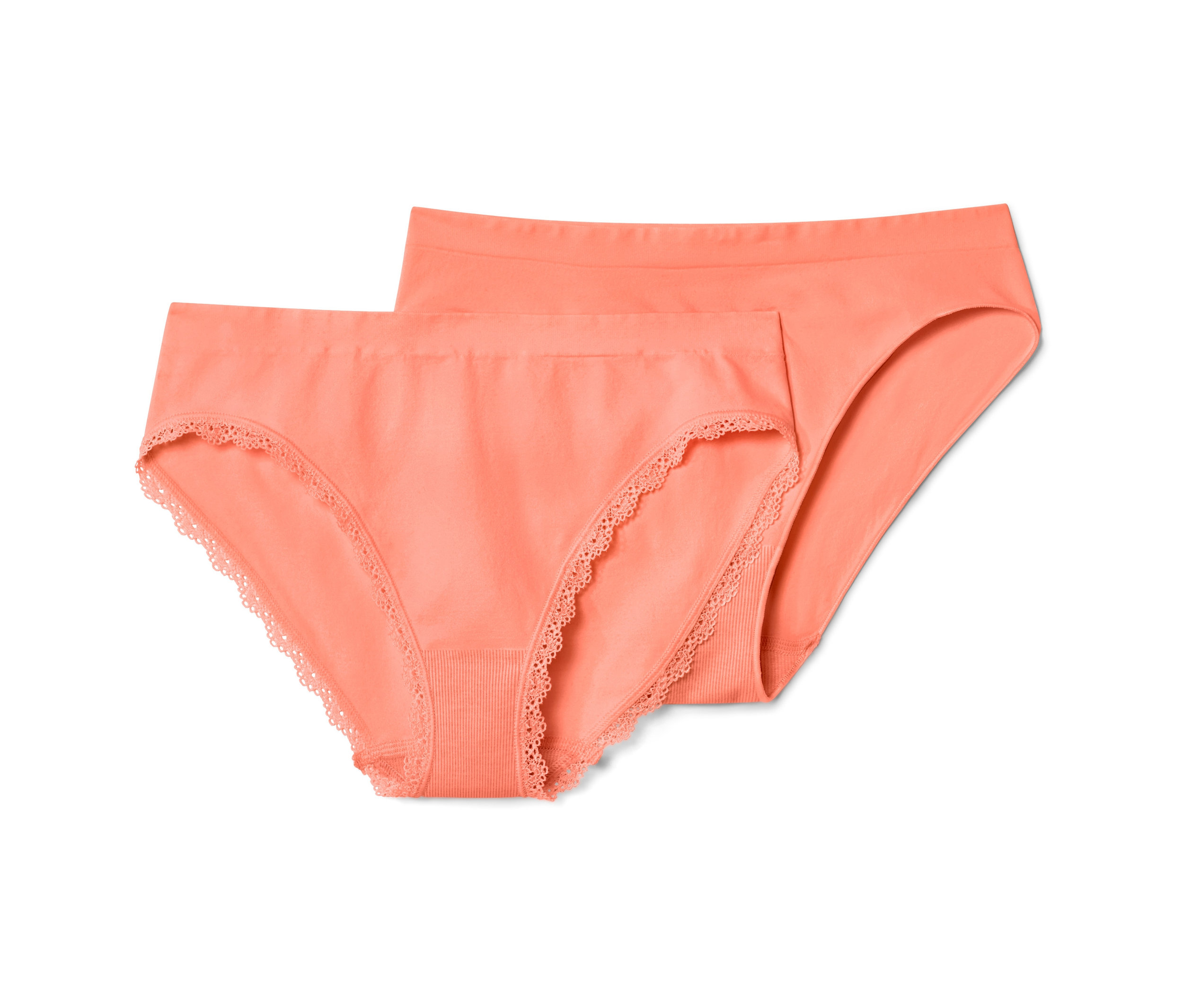 E-shop Bezšvové nohavičky, 2 ks, papaya