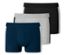 Boxerky SCHIESSER, 3 ks, sivé s melírom/čierne/tmavomodré - /img/gAA3QMKY/64/image.jpeg