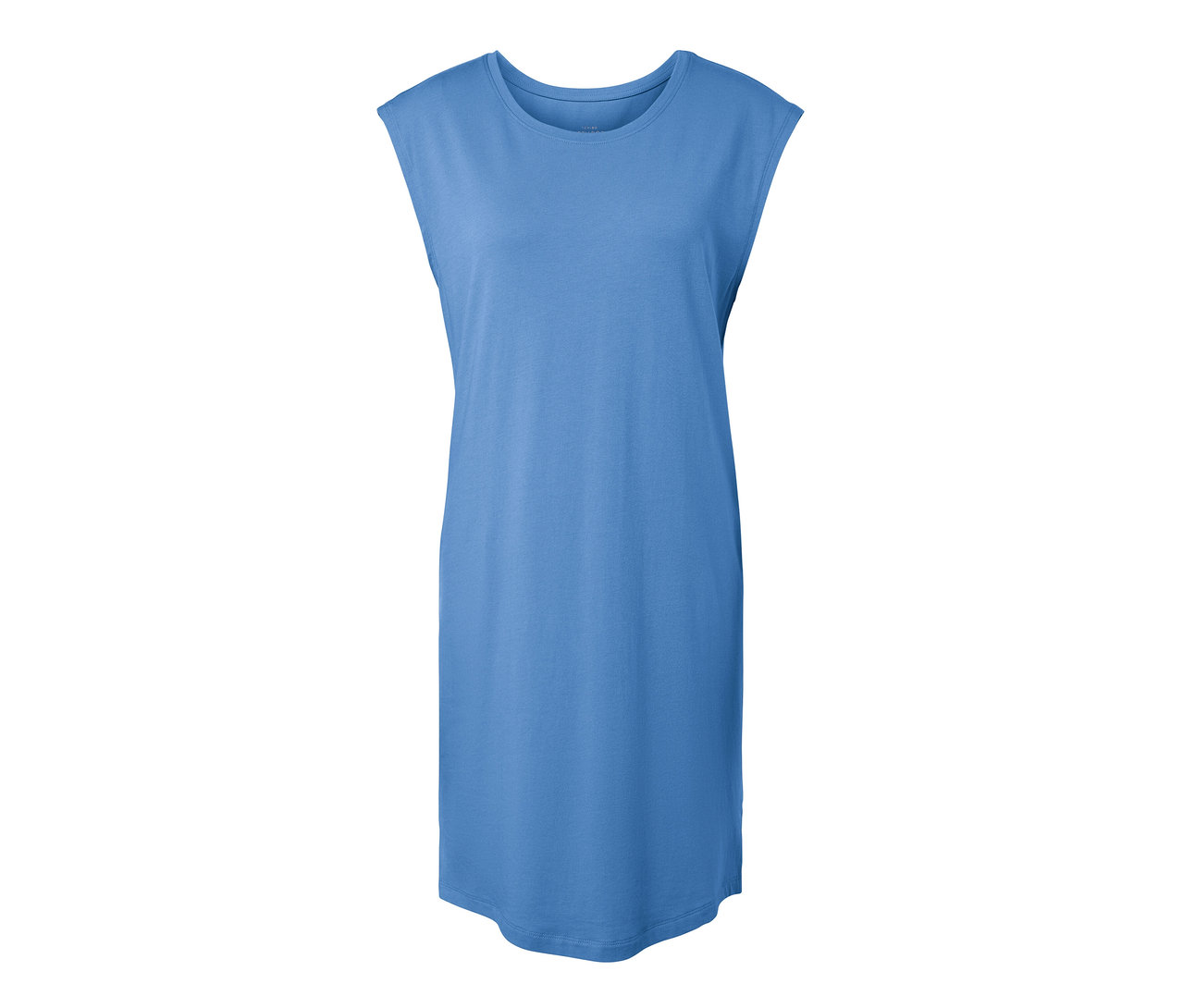 Modrá nočná košeľa.