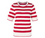 Prúžky v kombinácii červenej a bielej