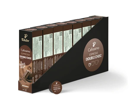 Balenie kapsúl Cafissimo Flavoured Espresso – Double Choc.