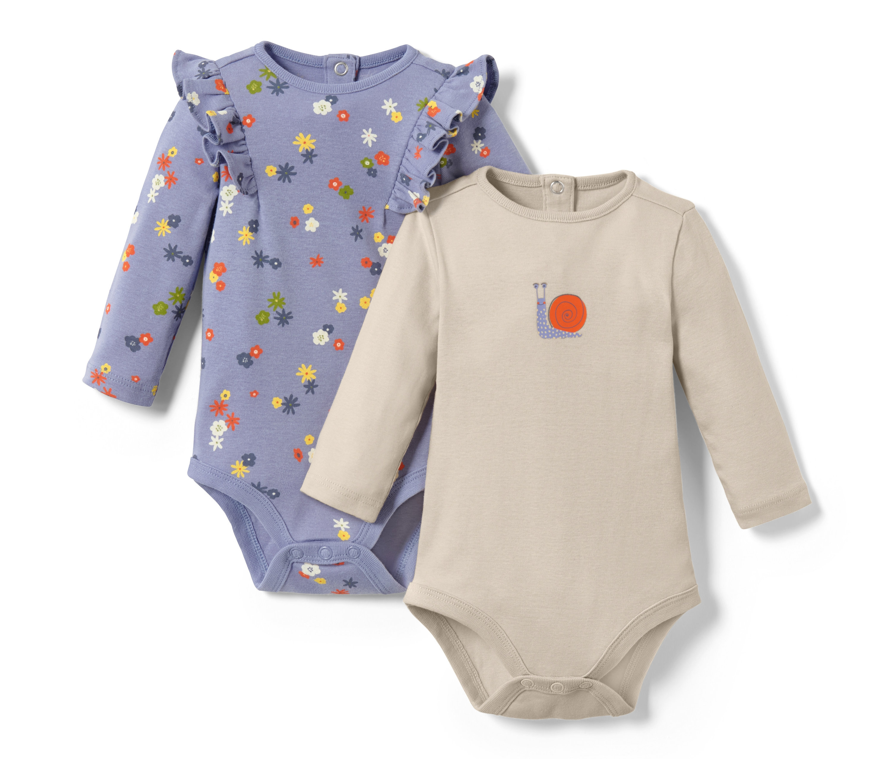 Tchibo – Dojčenské body – bábätko – veľ. 62/68 – farba: béžová/s potlačou