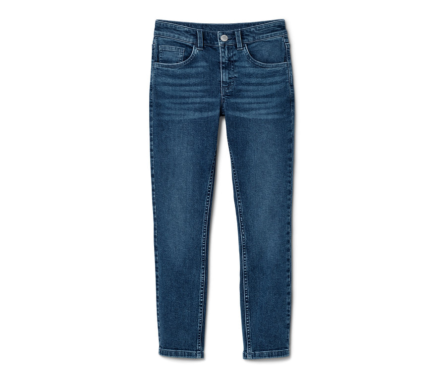 Modré detské džínsy strihu »Jonas«.