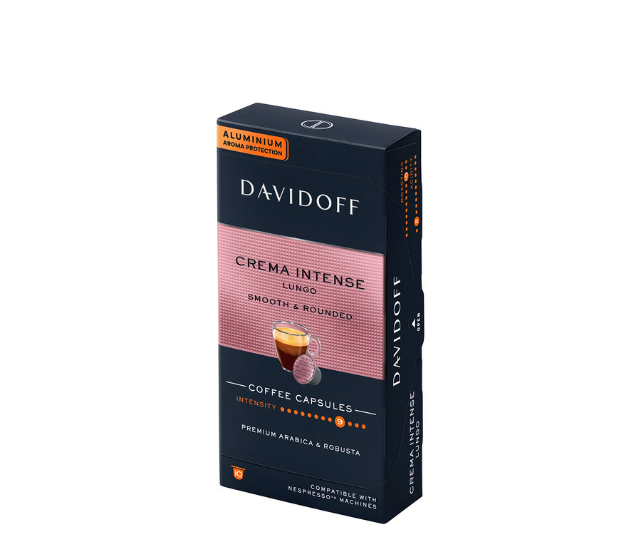 Balenie 10 kapsúl DAVIDOFF CAFÉ Crema Intense.