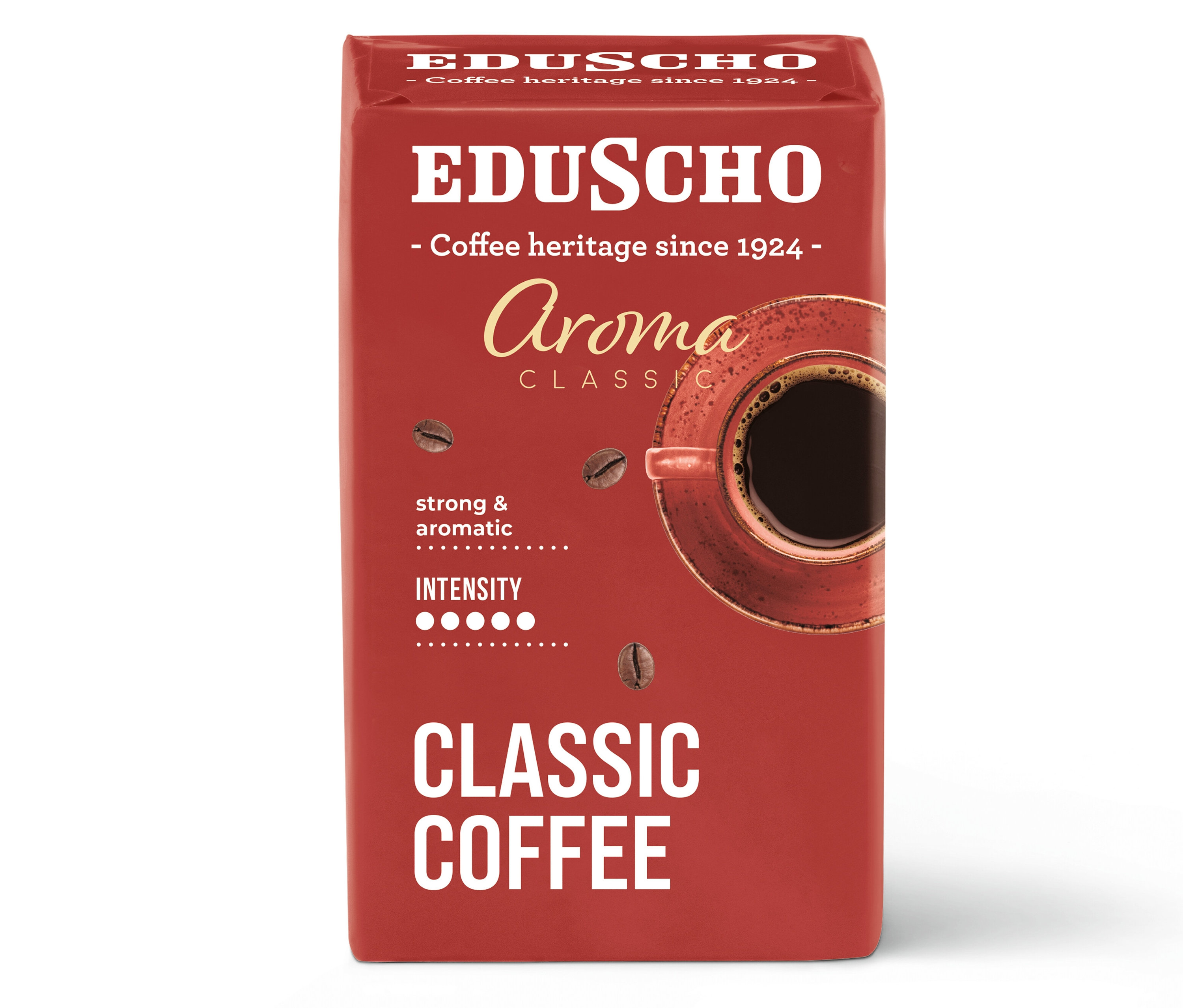 Balenie kávy EDU Aroma Classic 250g.