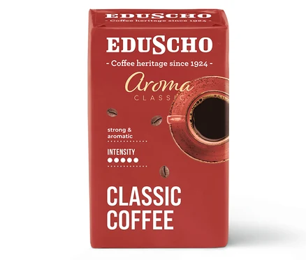 Balenie kávy EDU Aroma Classic 250g.