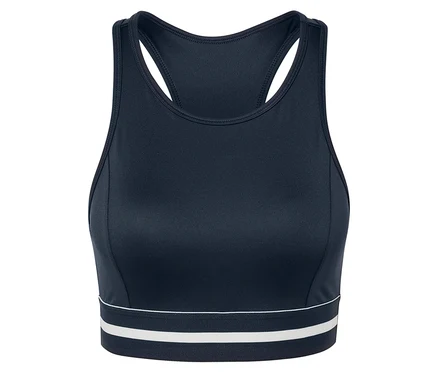 Modrá športová podprsenka »Crop Top«.