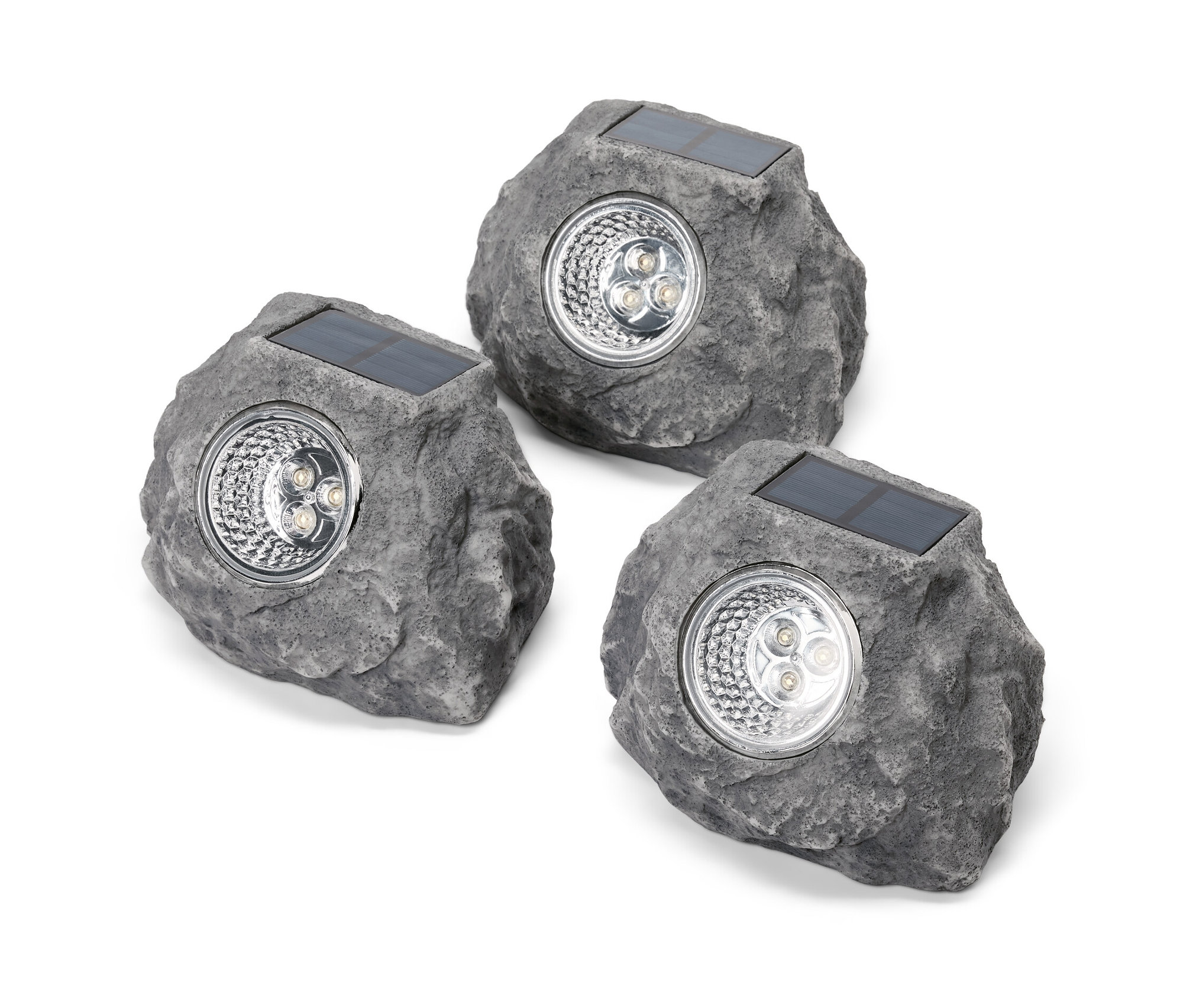 E-shop Prémiové solárne LED kamene, 3 ks