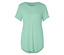 Svetlozelené tričko s krátkymi rukávmi.