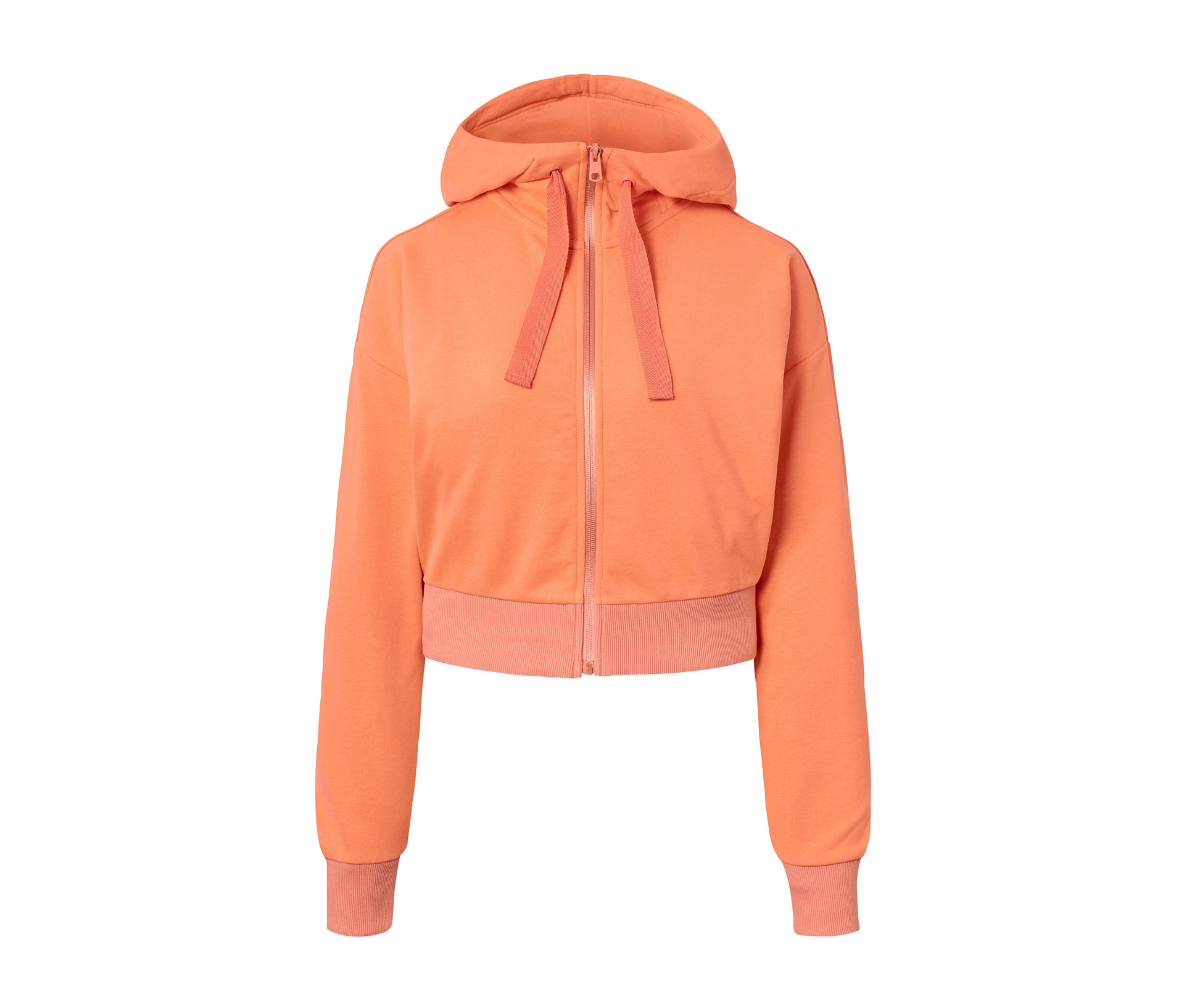 E-shop Krátka športová mikina, oranžová