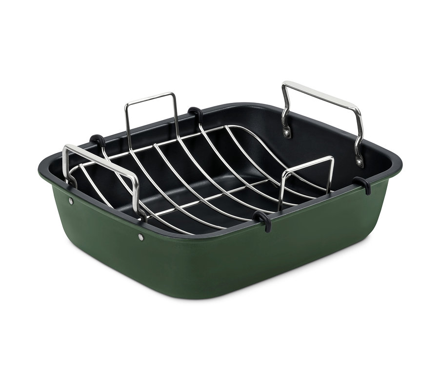 XL pekáč z ušľachtilej ocele s roštom.