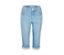 Svetlomodré džínsy Angels »Capri Turn-Up«, Slim Fit.