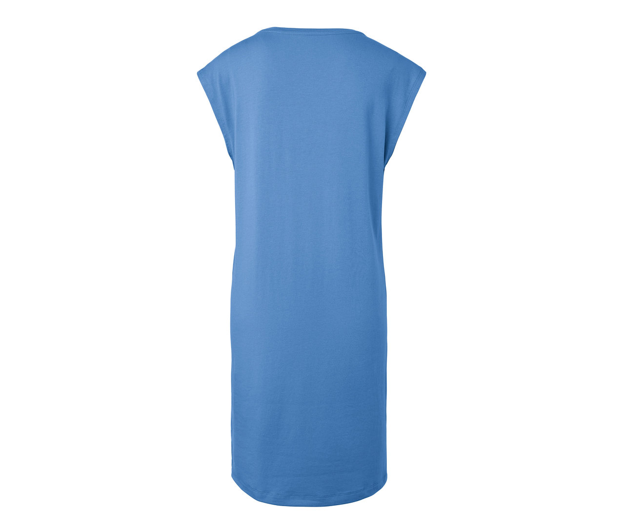 Modrá nočná košeľa.