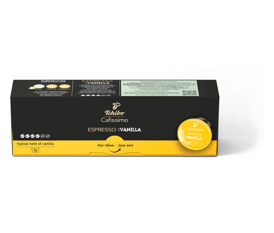 Balenie Cafissimo Flavoured Espresso – Vanilla – 10 kapsúl.