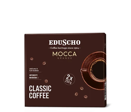 Balenie mletej kávy Eduscho Mocca Grande - 2 x 250 g.
