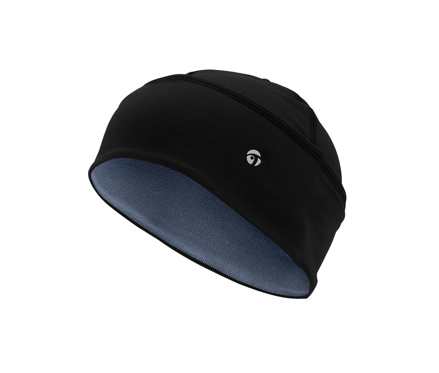 Čierna funkčná čiapka, unisex.