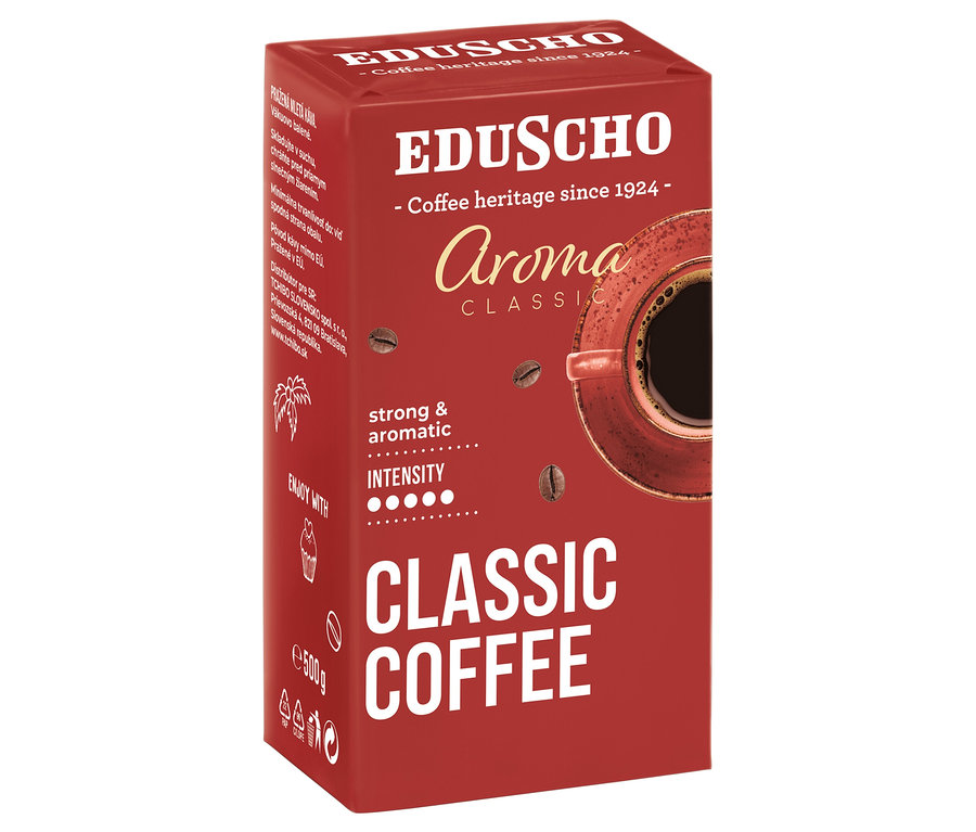 Balíček mletej kávy Eduscho Aroma Classic - 500 g.