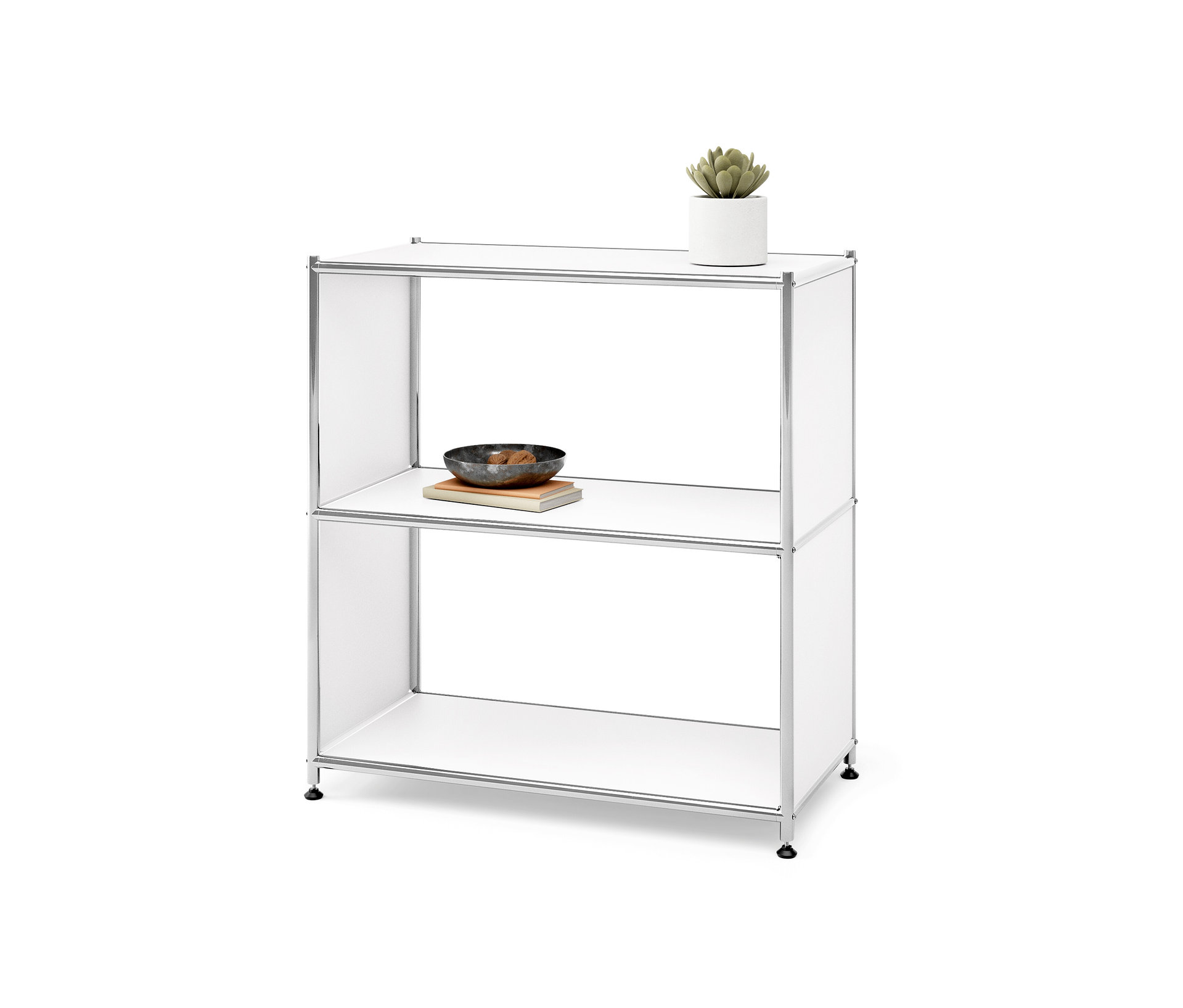E-shop Kovový regál "CN3" s 2 priehradkami