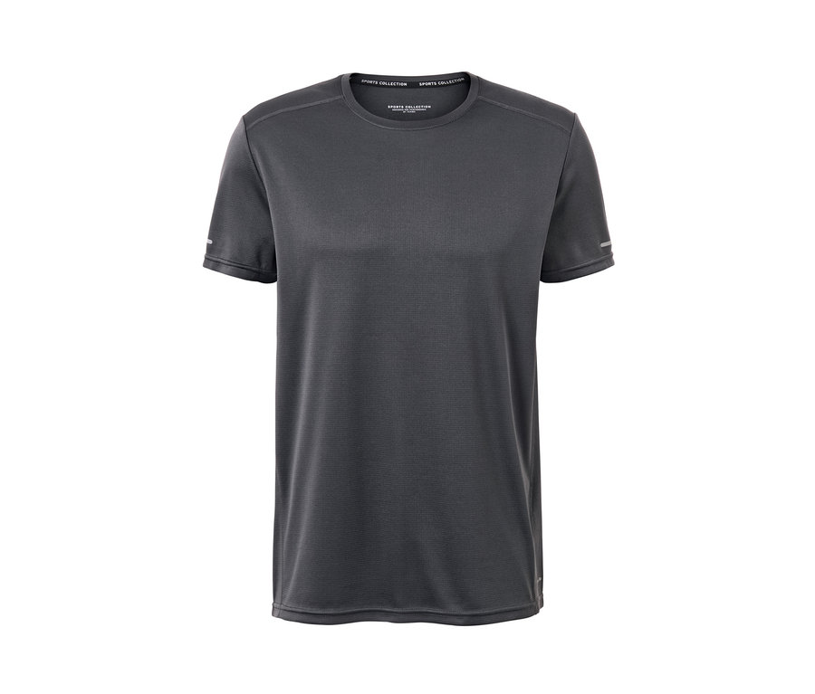 Sivé funkčné tričko.