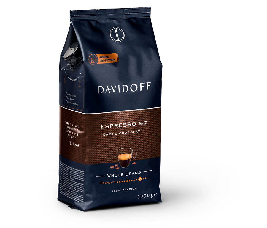 Balenie zrnkovej kávy Davidoff Espresso 57.