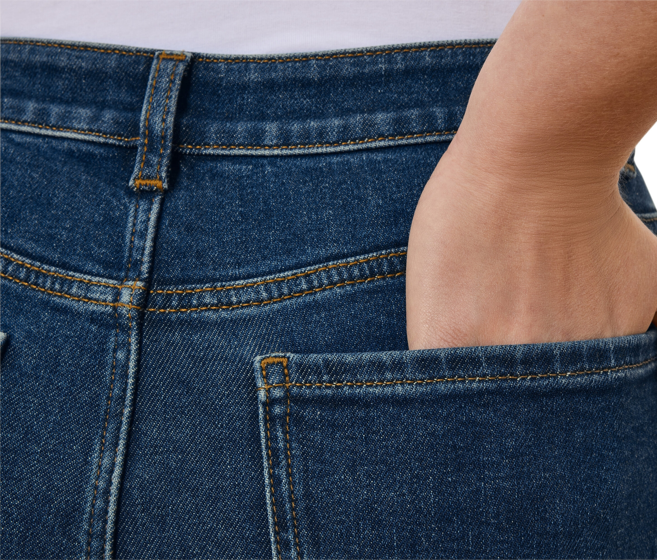 Tchibo - Bootcut džínsy – strih »Lou«, tmavomodré