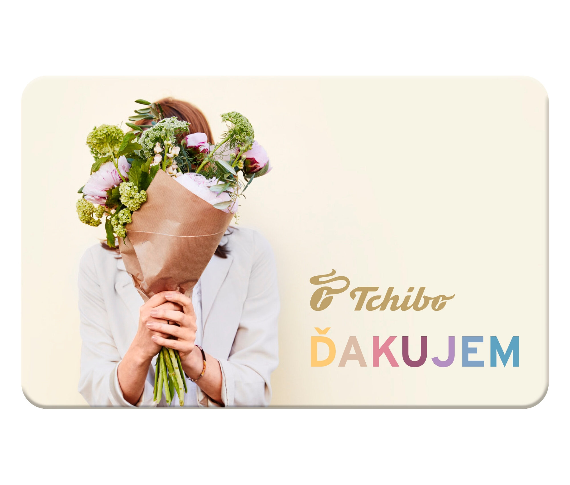 Tchibo - Digitálna darčeková karta »Ďakujem«