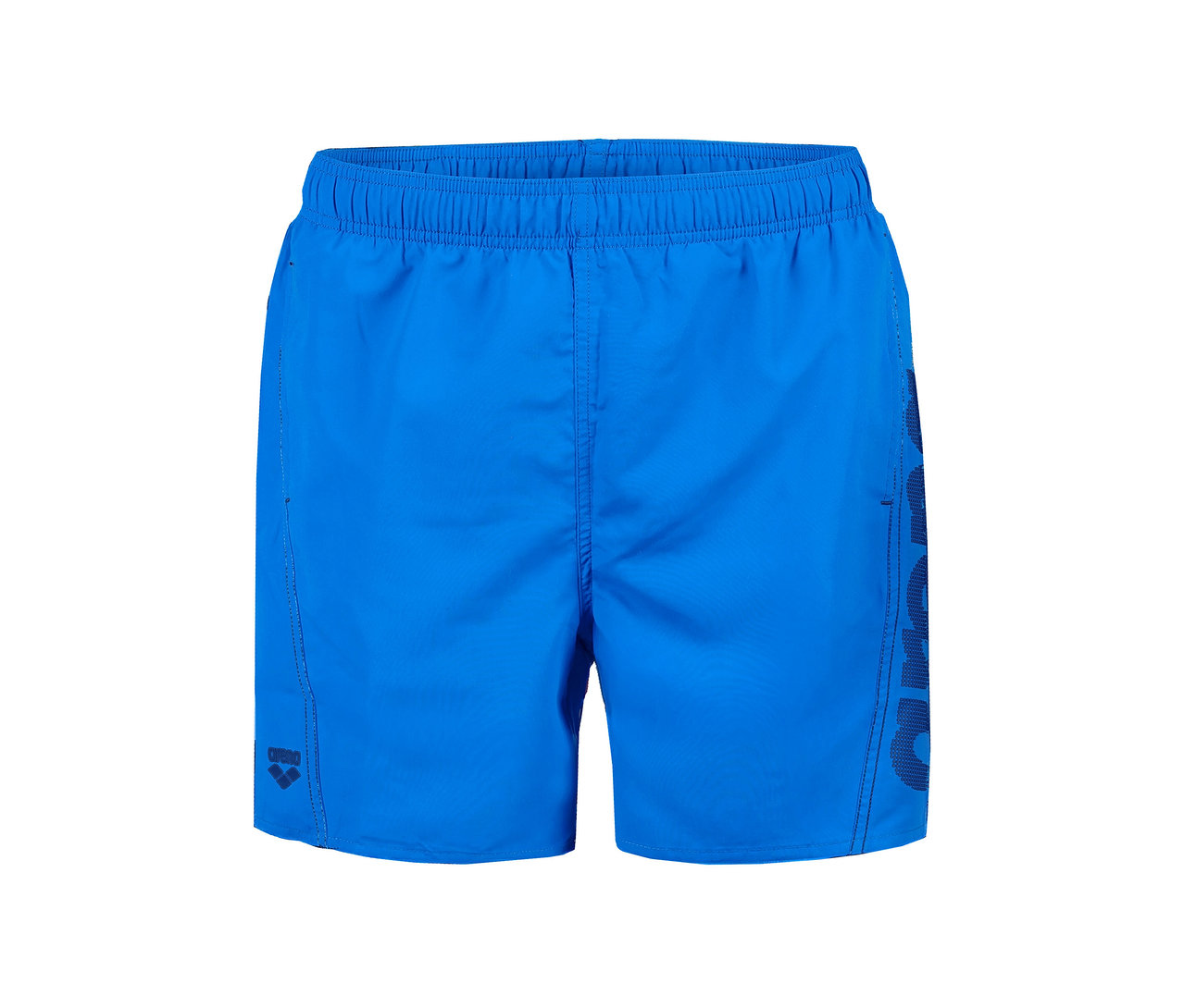 Modré kúpacie šortky Arena Fundamentals Logo.