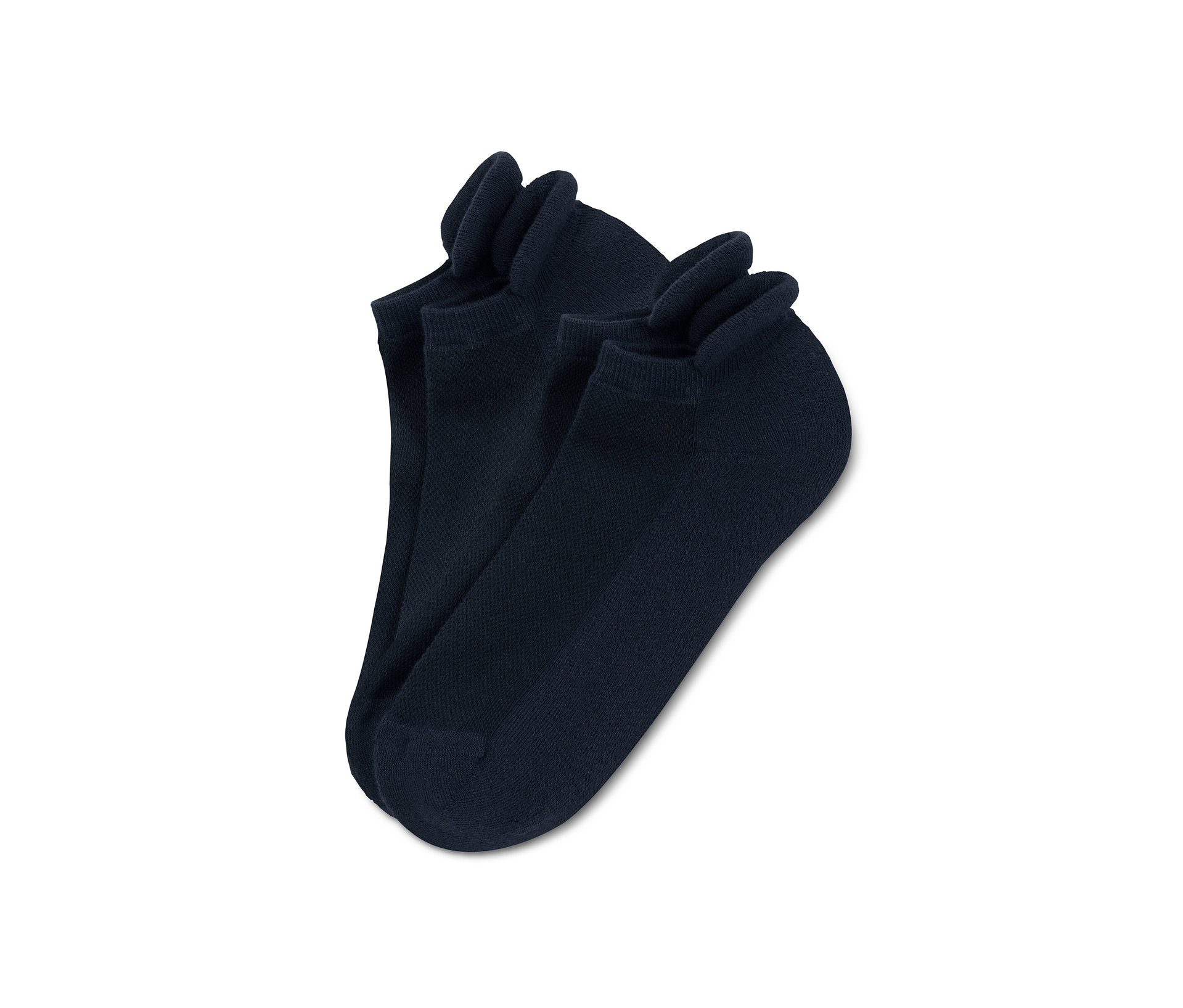 E-shop Krátke športové ponožky, 2 páry, unisex, tmavomodré