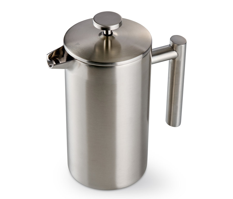 Nerezová dvojstenná kanvica french press 900 ml.