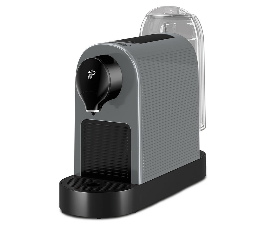 Sivý kávovar Cafissimo pure+.