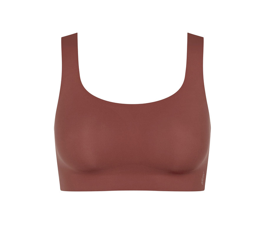 Hnedý top sloggi ZERO Feel 2.0, burnt henna