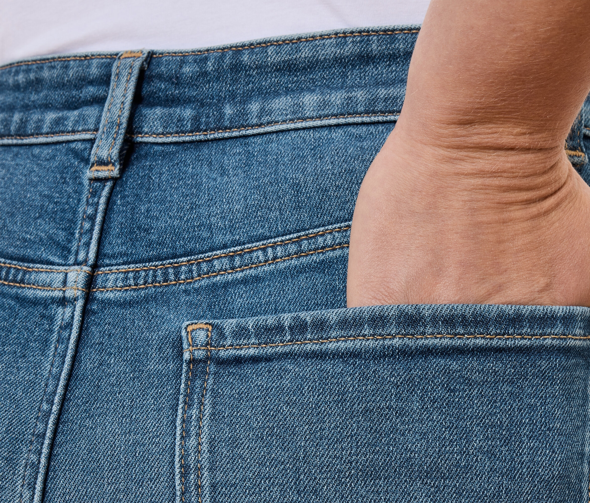 Tchibo - Bootcut džínsy – strih »Lou«, modré