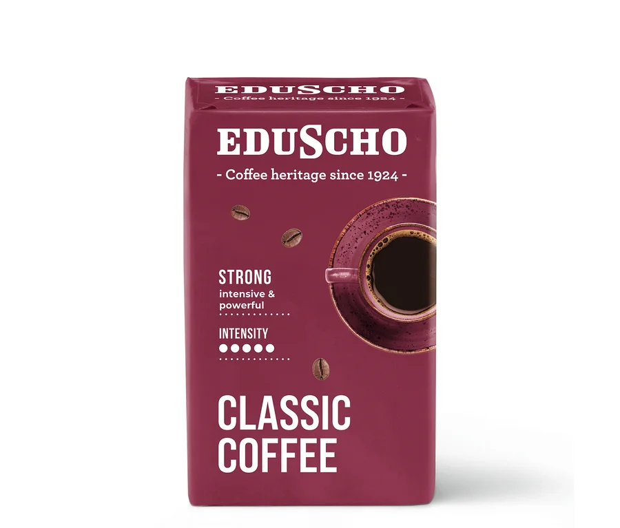 Balenie mletej kávy Eduscho Classic Coffee Strong - 250 g.
