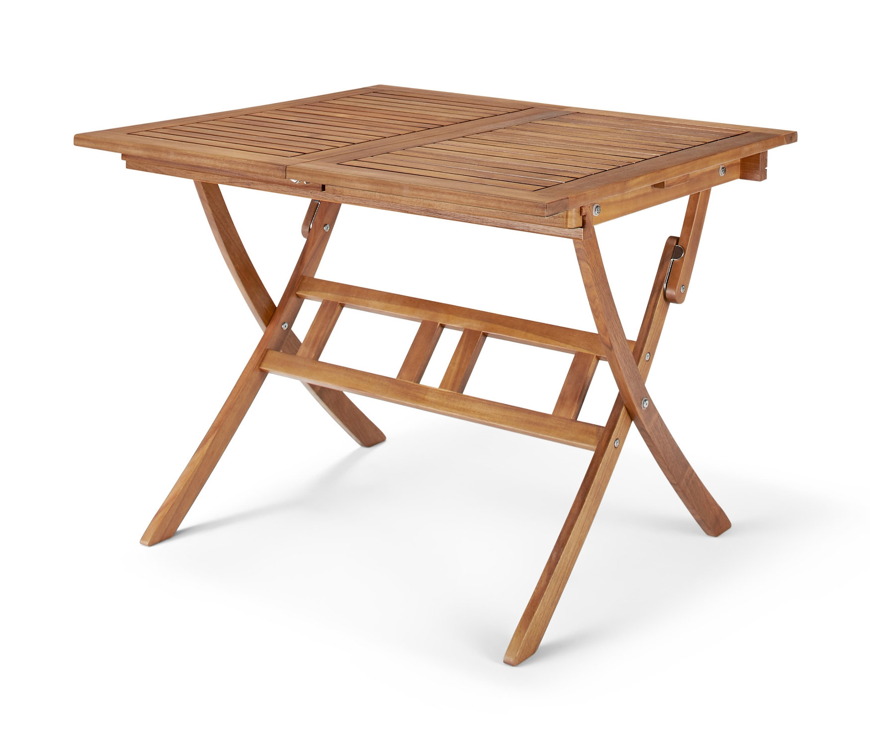 Rozkladací stôl so sklápacou konštrukciou.