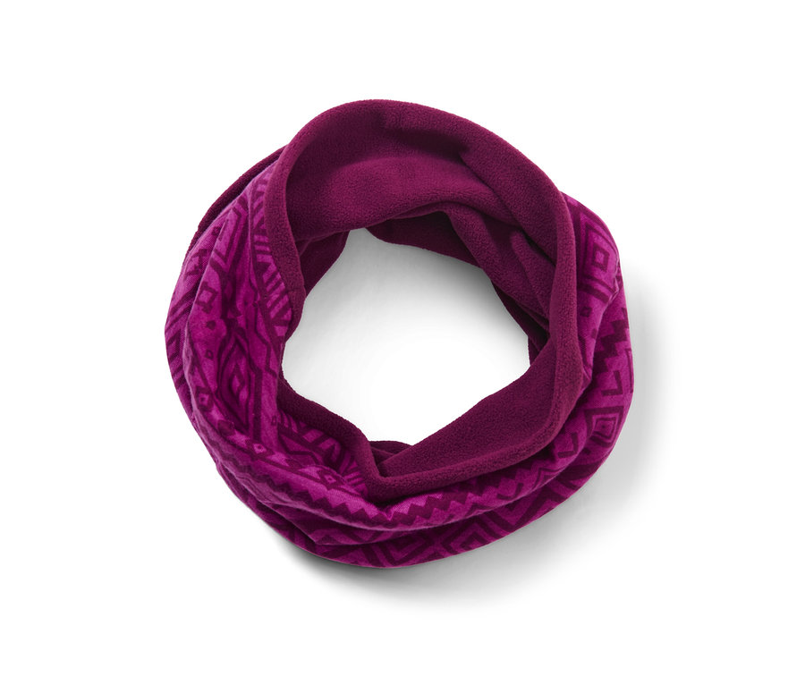 Ružový flísový termogolier.