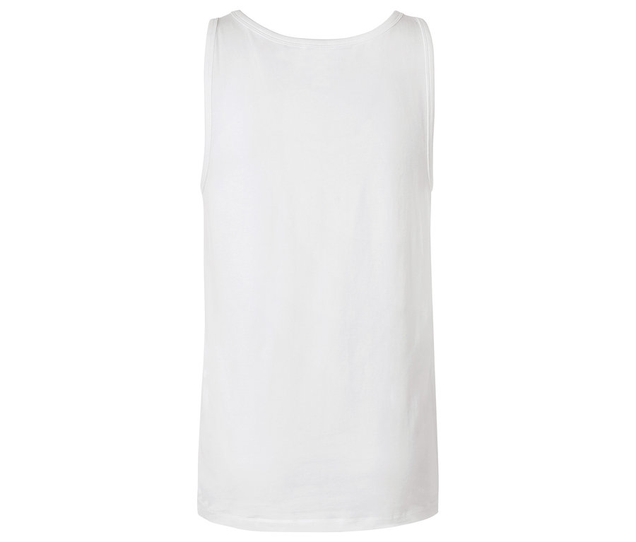 Biele tielko na bielom pozadí.