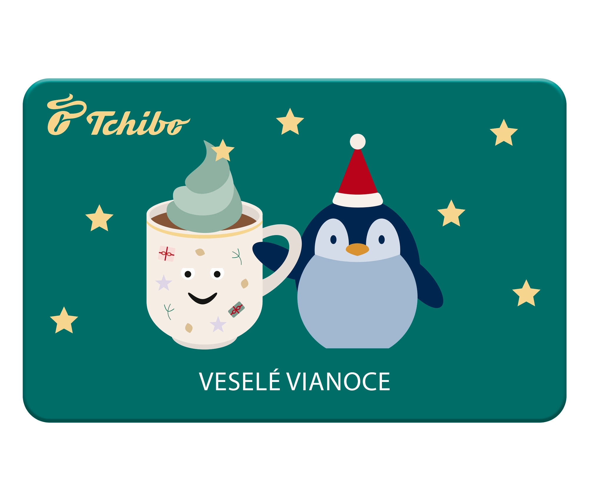 Tchibo - Digitálna darčeková karta »Tučniak«