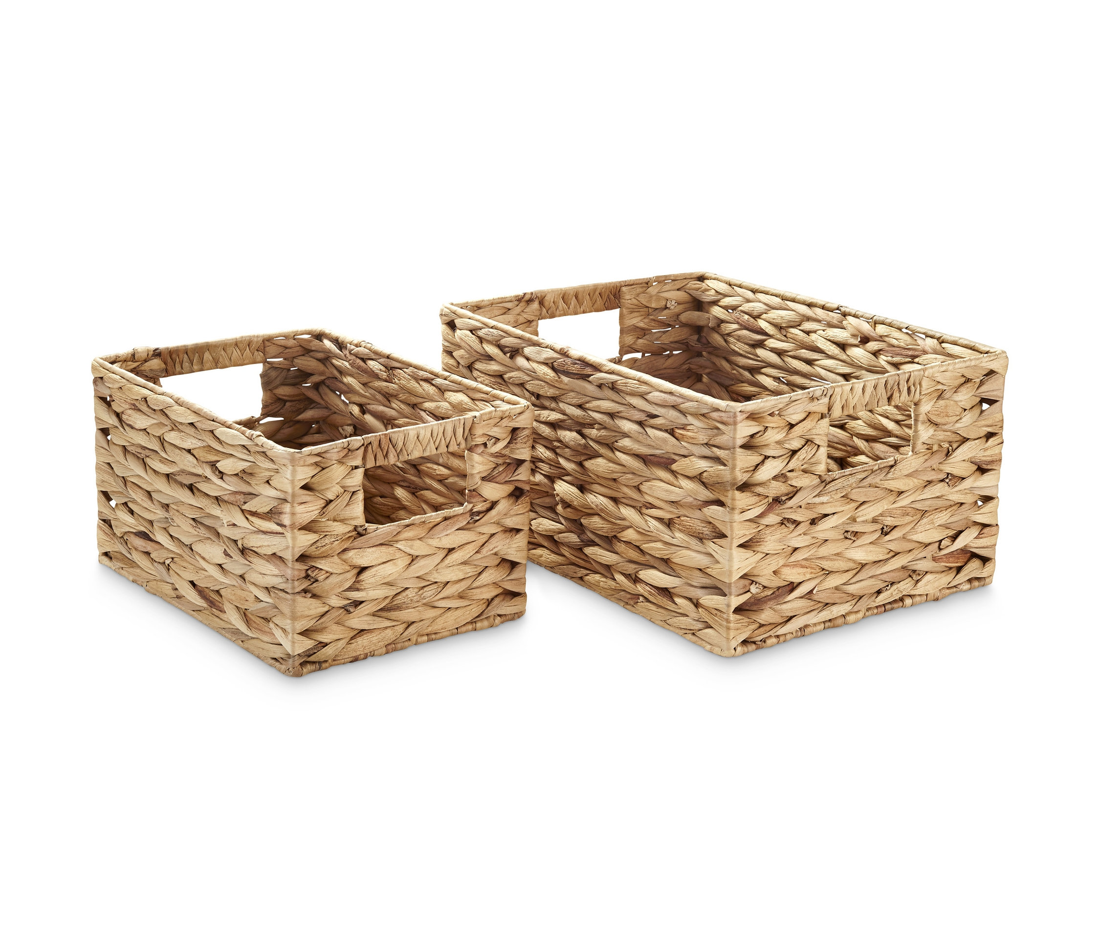 Dva úložné košíky.