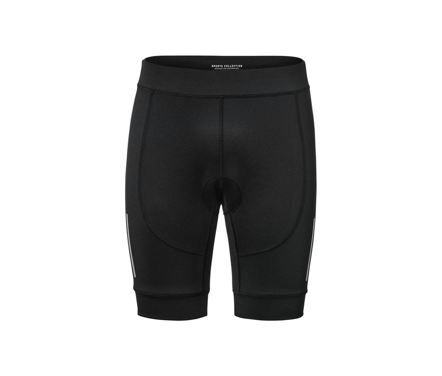 Čierne cyklistické nohavice.