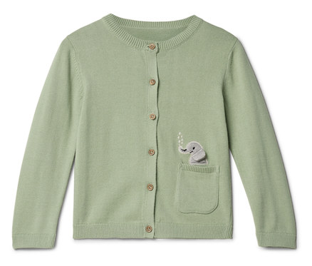 Detský pletený svetrík s aplikáciou