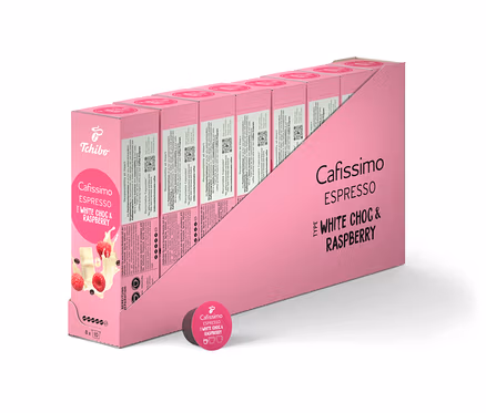 Balenie Cafissimo Flavoured Espresso - White Choc & Raspberry - 80 kapsúl.