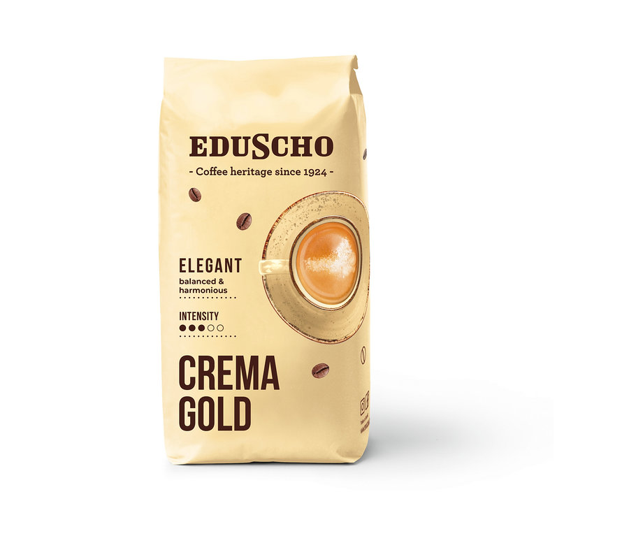 Eduscho Crema Gold – 1 kg zrnkovej kávy
