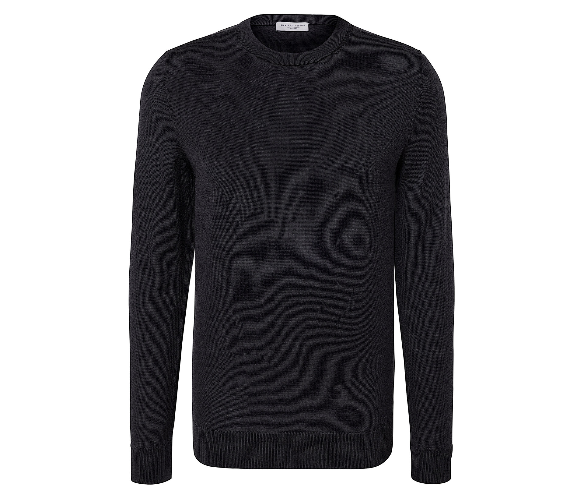 E-shop Pulóver z vlny merino, čierny