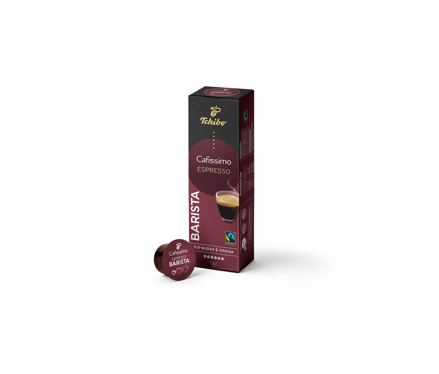 Balenie Cafissimo BARISTA Espresso – 10 kapsúl a jedna kapsula Cafissimo BARISTA Espresso.