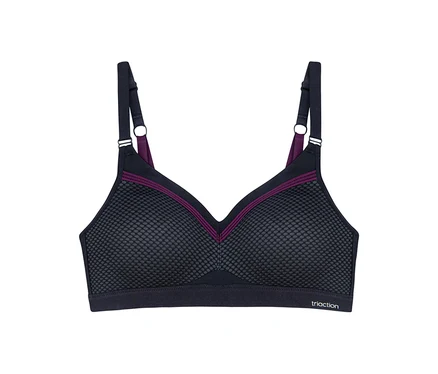 Čierna športová podprsenka TRIUMPH Triaction Free Motion N EX.