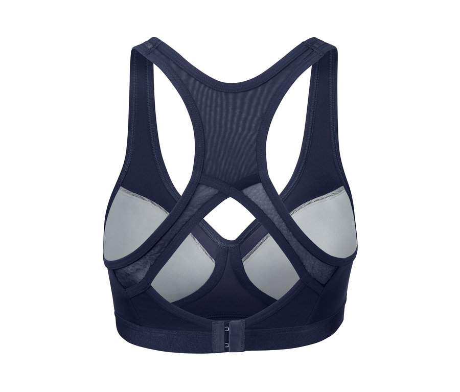 Detail zadnej strany športovej podprsenky.