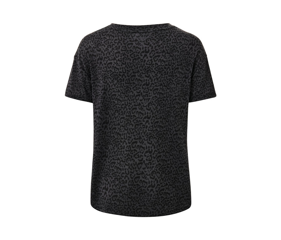 Detail športového trička, antracitové.