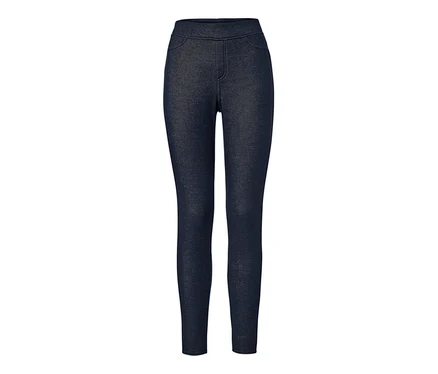 Džínsové legíny s podšívkou.