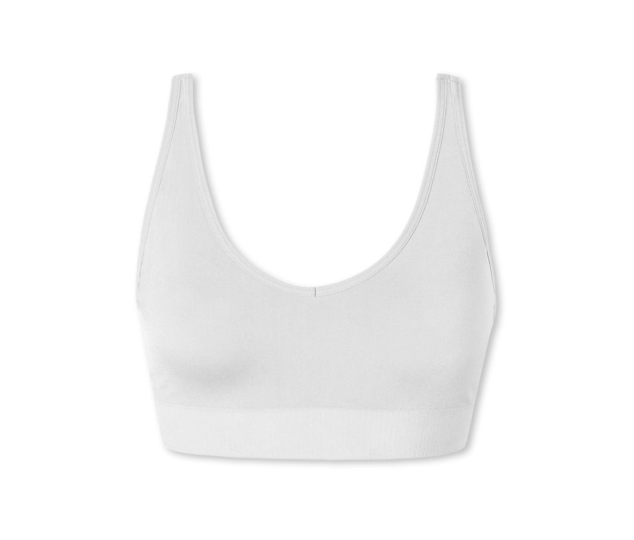 Biela podprsenka SCHIESSER Soft s vypchávkami.