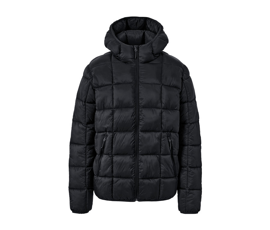 Čierna prešívaná bunda.